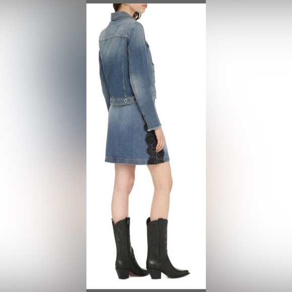 LOVE MOSHINO DENIM JACKET WITH HEART ♥️ PATCH - Picture 3 of 5